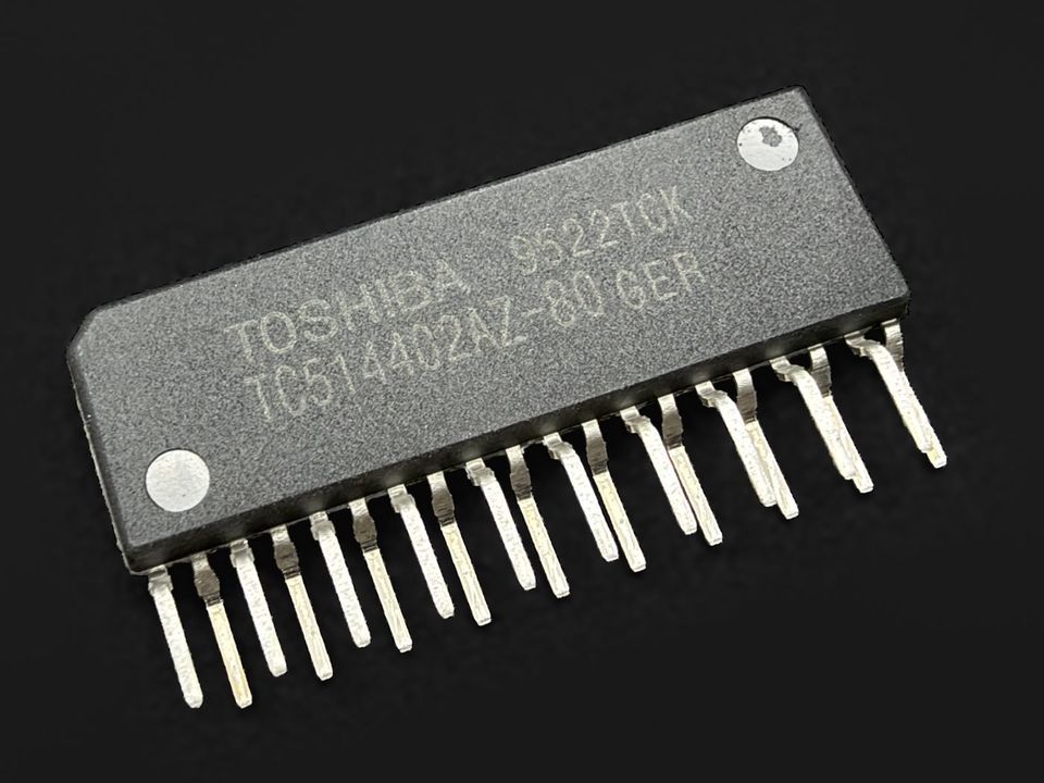 4MB Static Column ZIP RAM Set for Amiga 3000: 8x Toshiba TC514402AZ-80 (1Mx4), photo 1 of 2