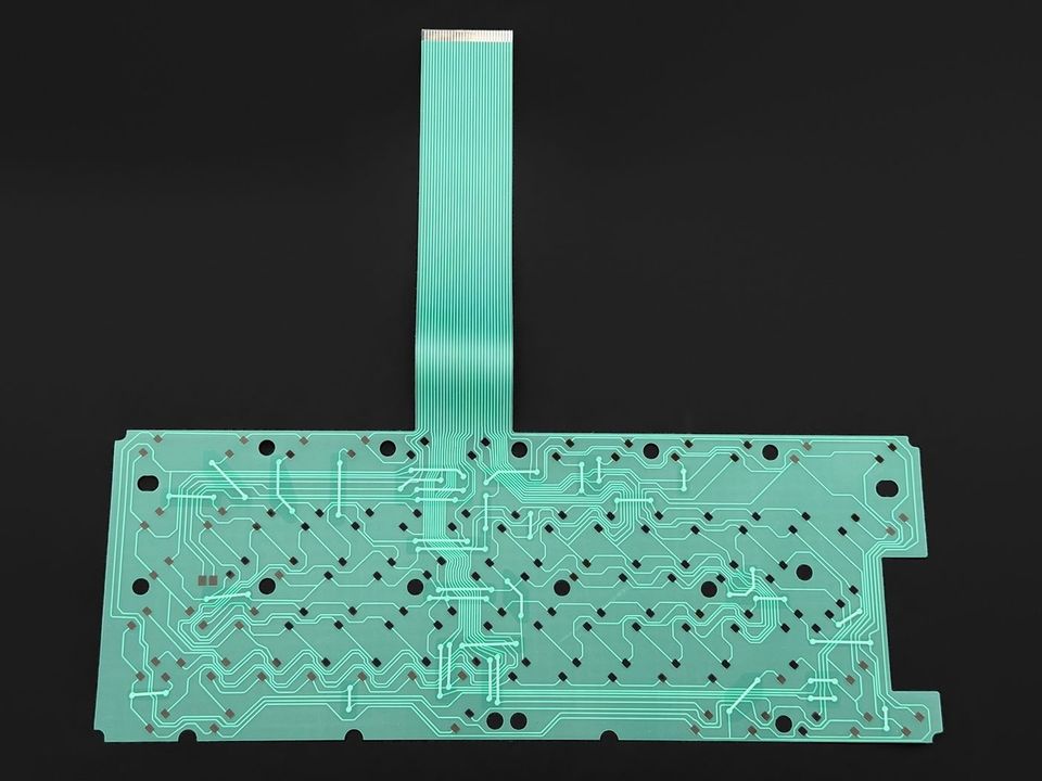 Amiga 600 Keyboard Membrane, Green Mitsumi (56C47A/B, 56C471A/B), photo 1 of 2
